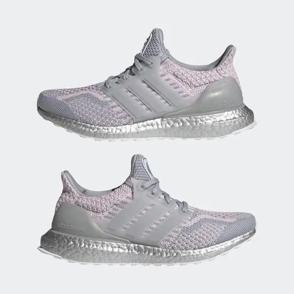 WOMEN'S Adidas UltraBoost 5.0 DNA Running Shoes Halo Silver/Dash Grey FY9873