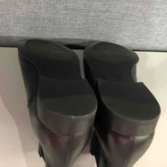 Zara Men, Men's Black leather Boots, Size 11 and 7