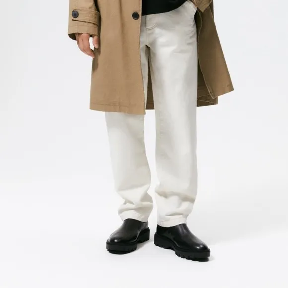 ZARA MEN TREADED CHELSEA BOOTS